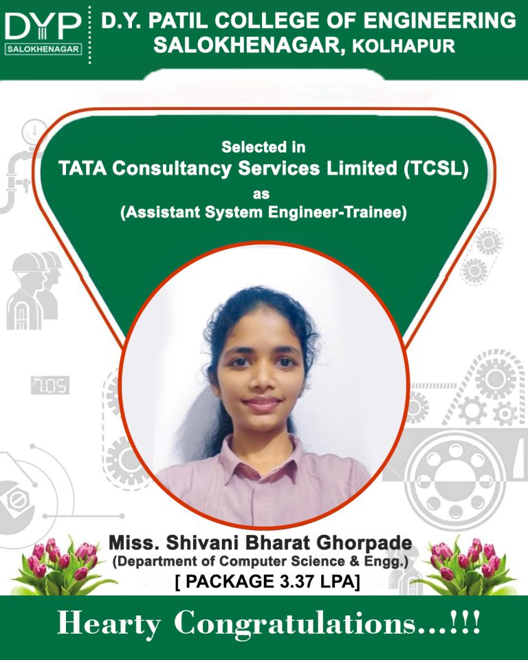 Miss. Shivani Bharat Ghorpade